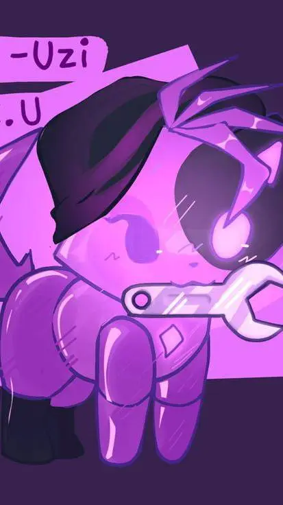 ai character: Cat-uzi background