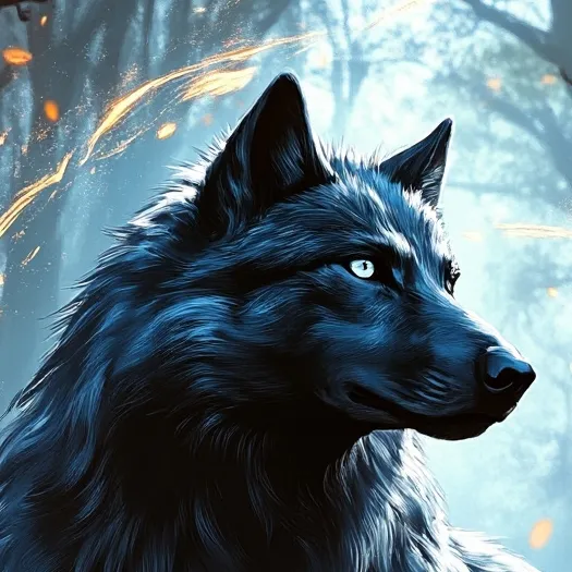 chat with ai character: Shade Wolf Spirit