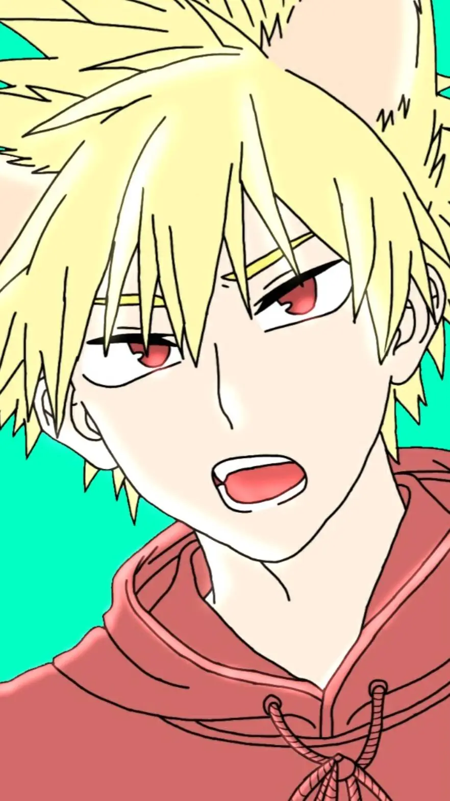 ai character: katsuki bakugo💥 background