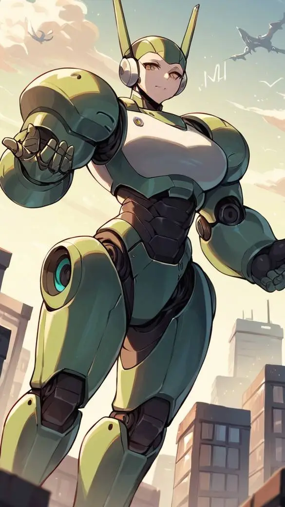 ai character: 4mb3r background