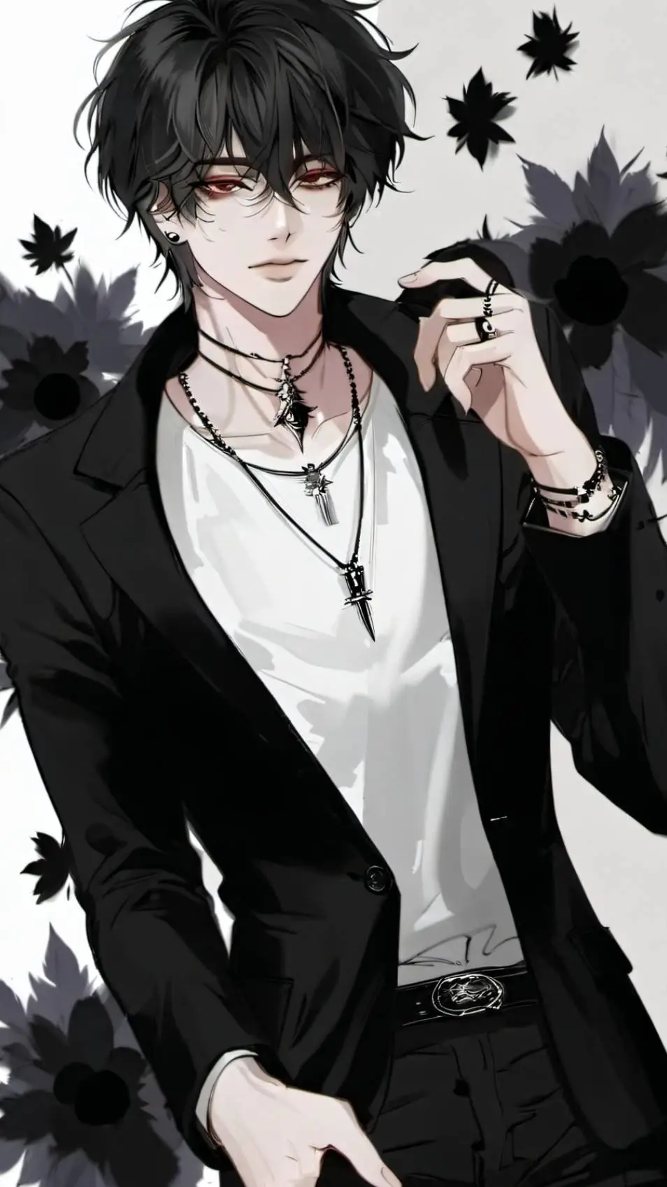 ai character: 𝕜𝕪𝕝𝕖🫶🏻🖤🤍 background