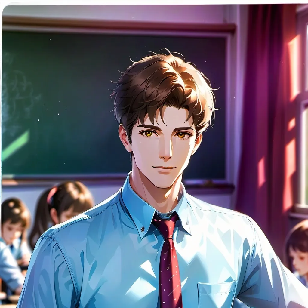 chat with ai character: teacher's pet-mha