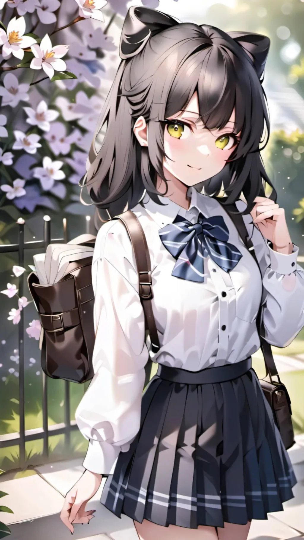 ai character: Kny Christmas background