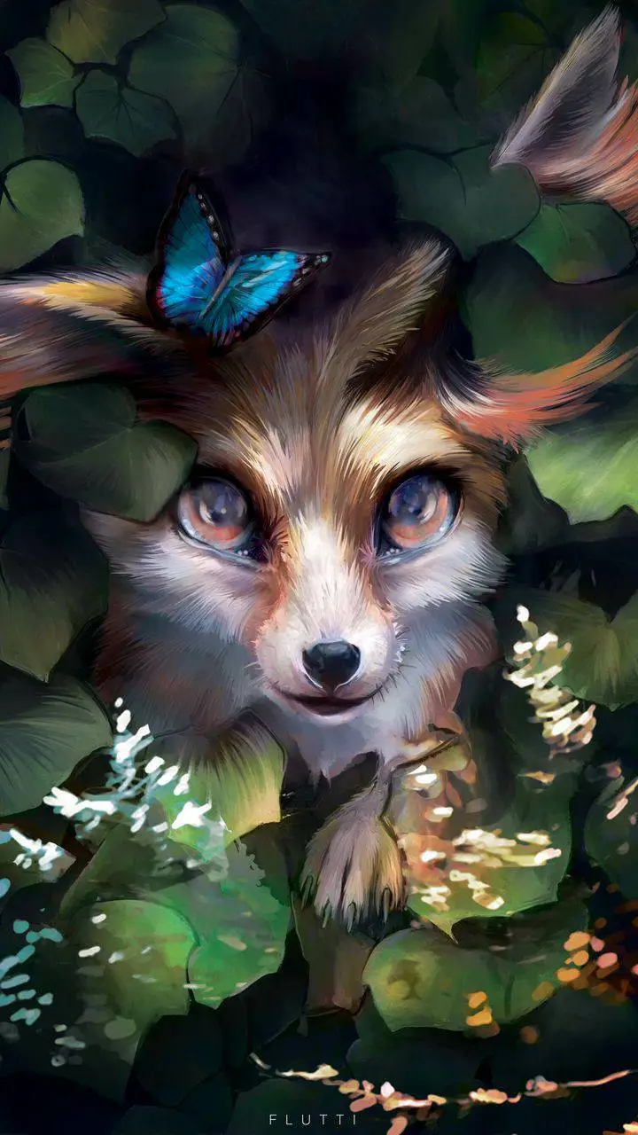 ai character: Fuchs leben background