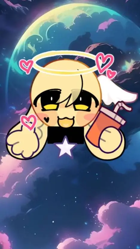 ai character: Emojicat baby care background