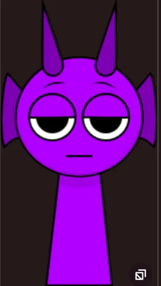 ai character: Durple background