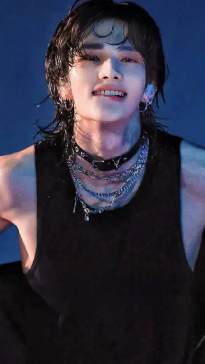 ai character: Hyunjin  background