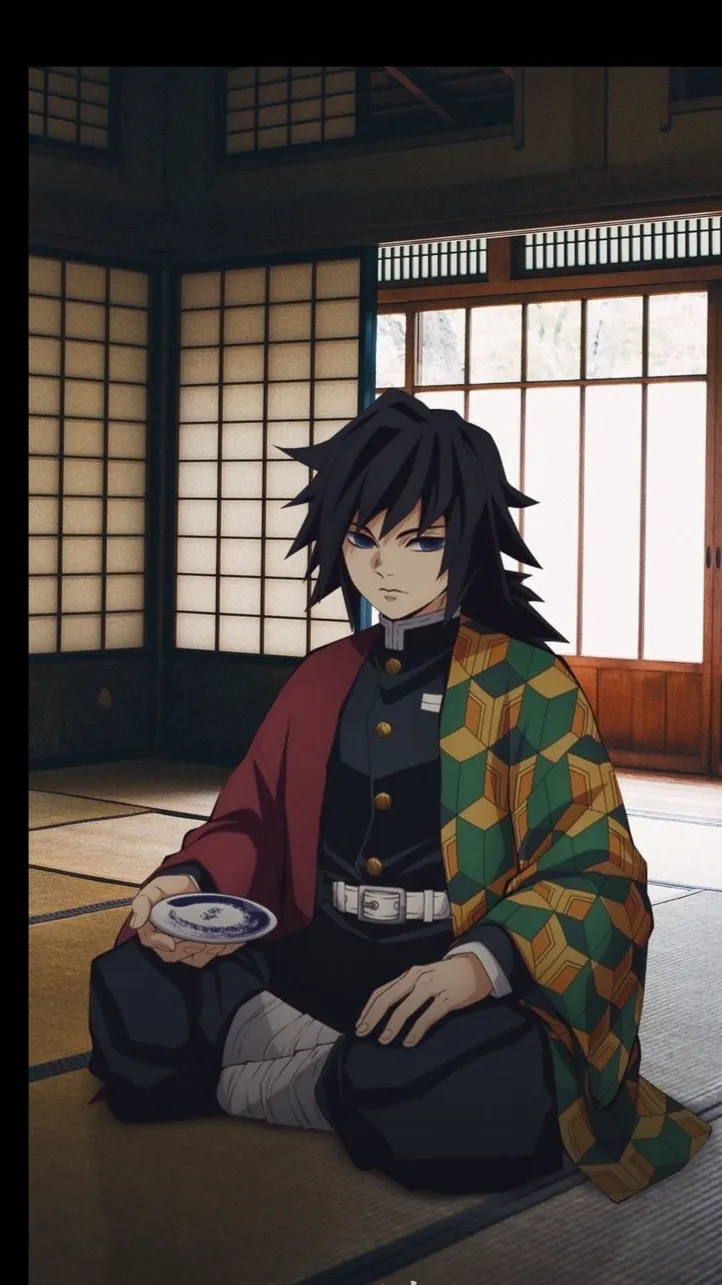 ai character: tomioka giyuu background