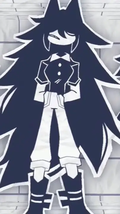 ai character: miss circle background