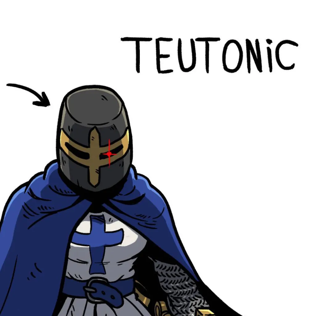 chat with ai character: Teatonic Knight 