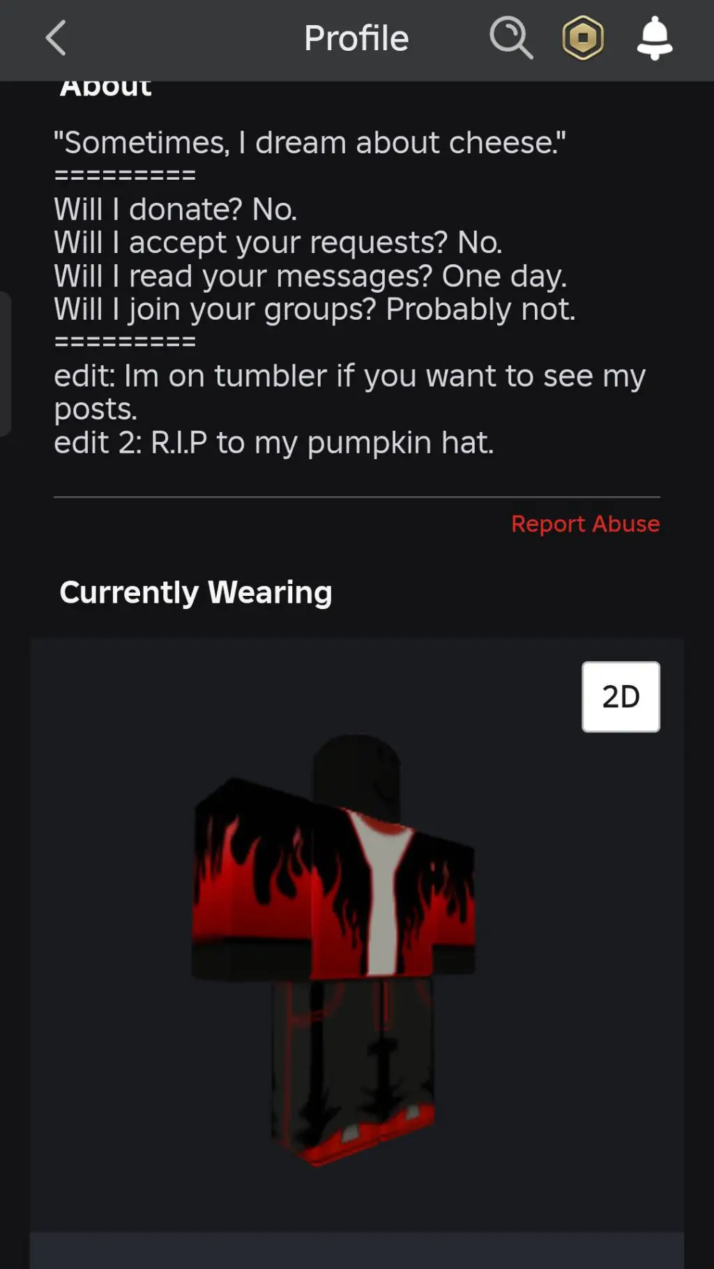 ai character: recallahollowheart background