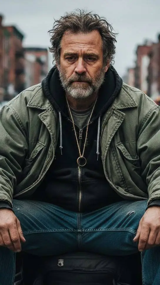 ai character: homeless ex-husban background