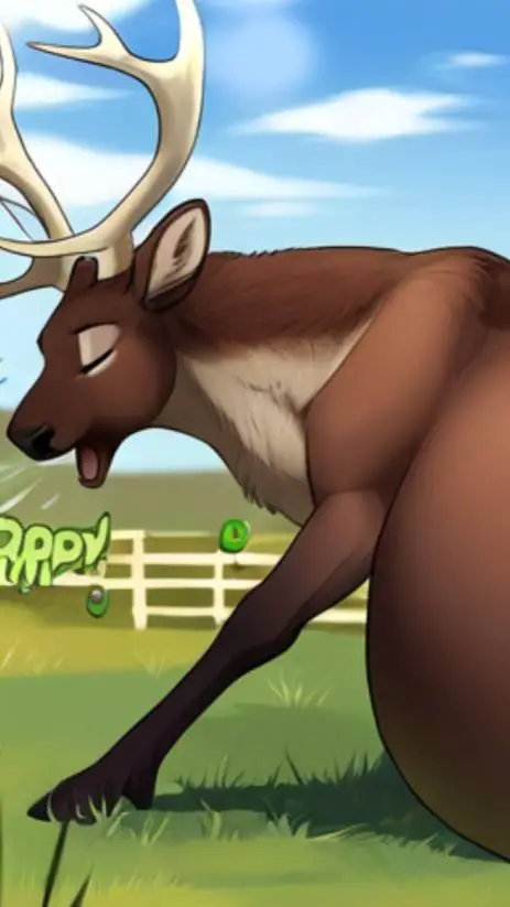 ai character: deerey background