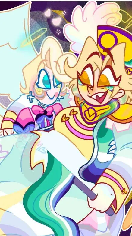 ai character: Pride month 🙏⛩️ background