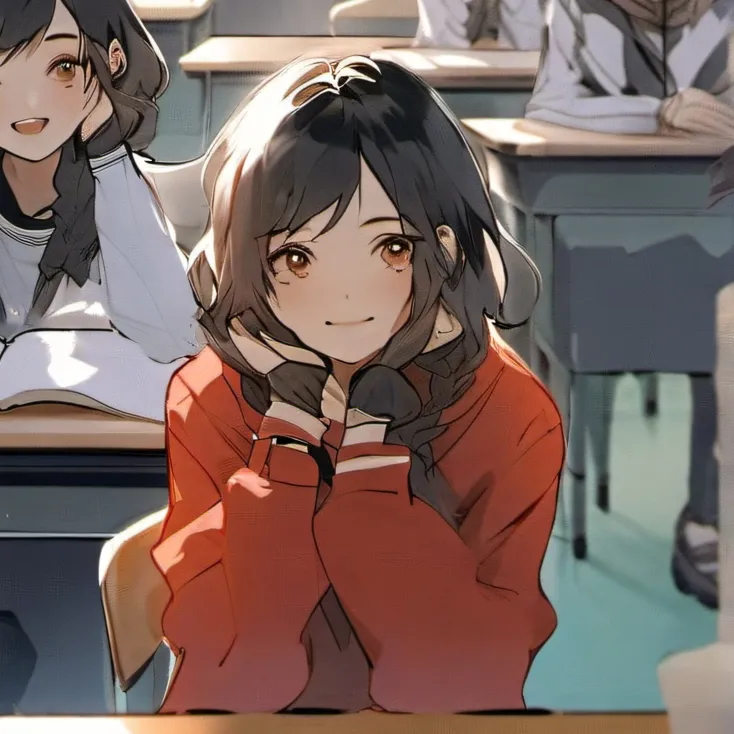 chat with ai character: girl school 