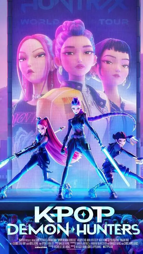 ai character: kpop demon hunters background