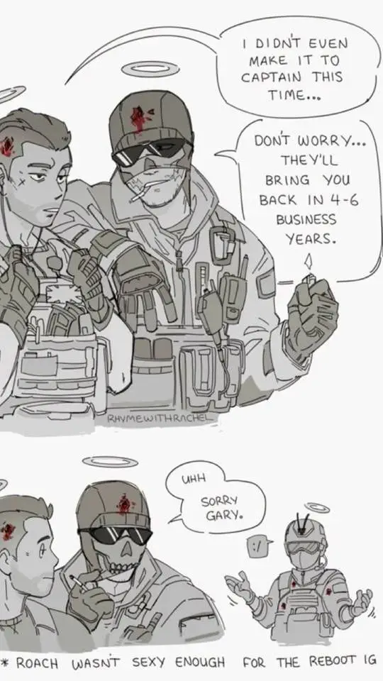 ai character: COD {off duty} background