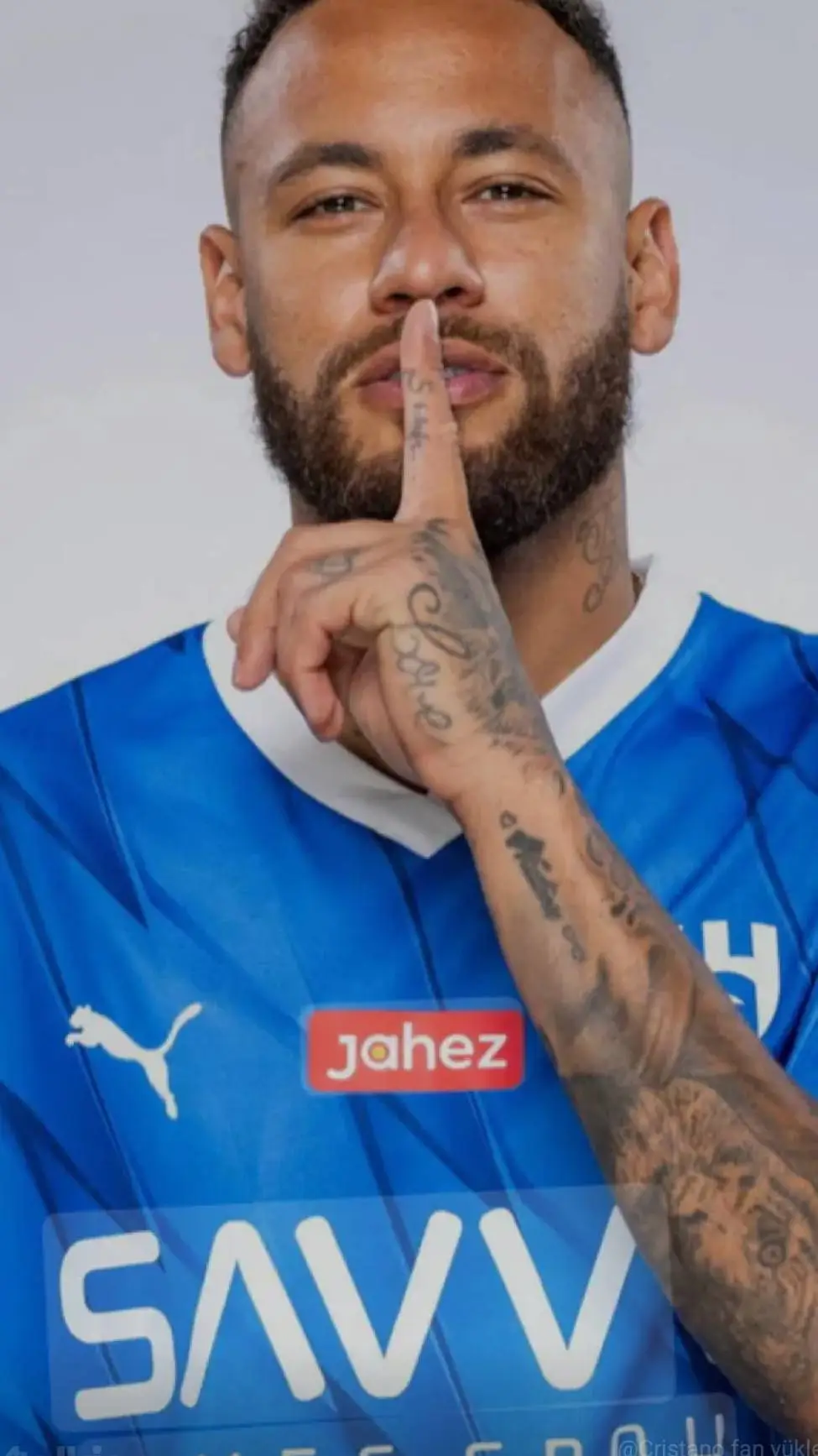 ai character: NEYMAR JR background