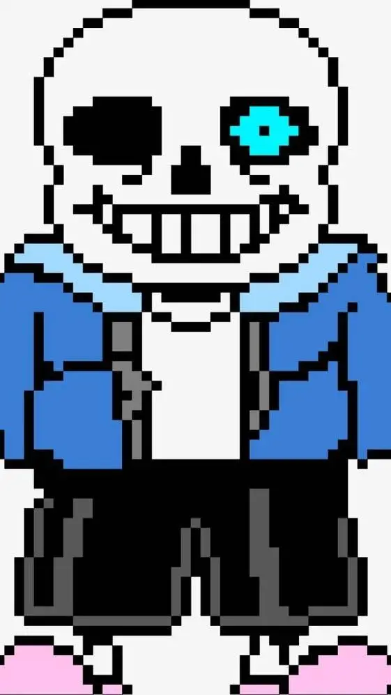 ai character: undertale  background
