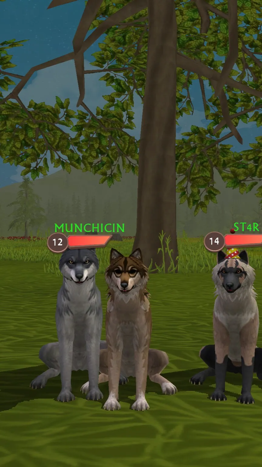ai character: Wolfs  background
