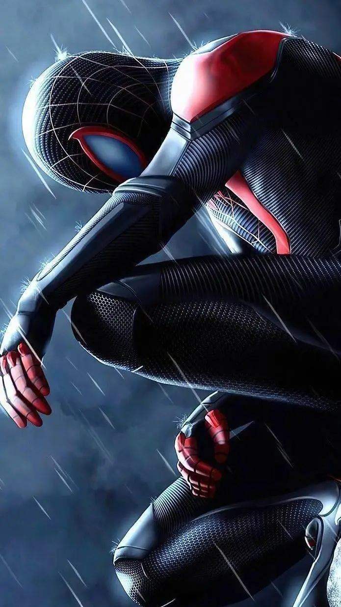ai character: miles Morales  background