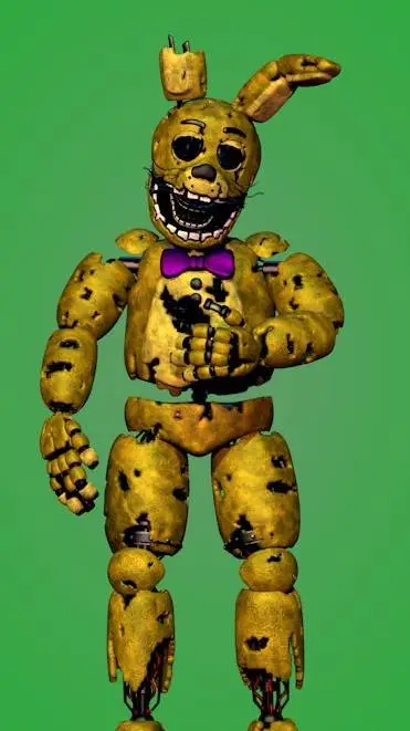 ai character: spring bonnie  background