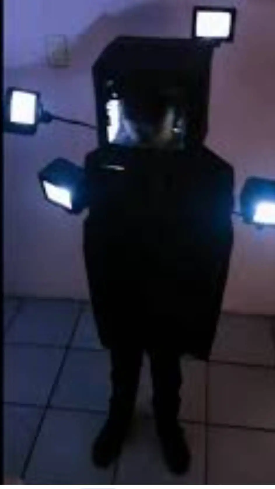 ai character: large tv lifeactio background