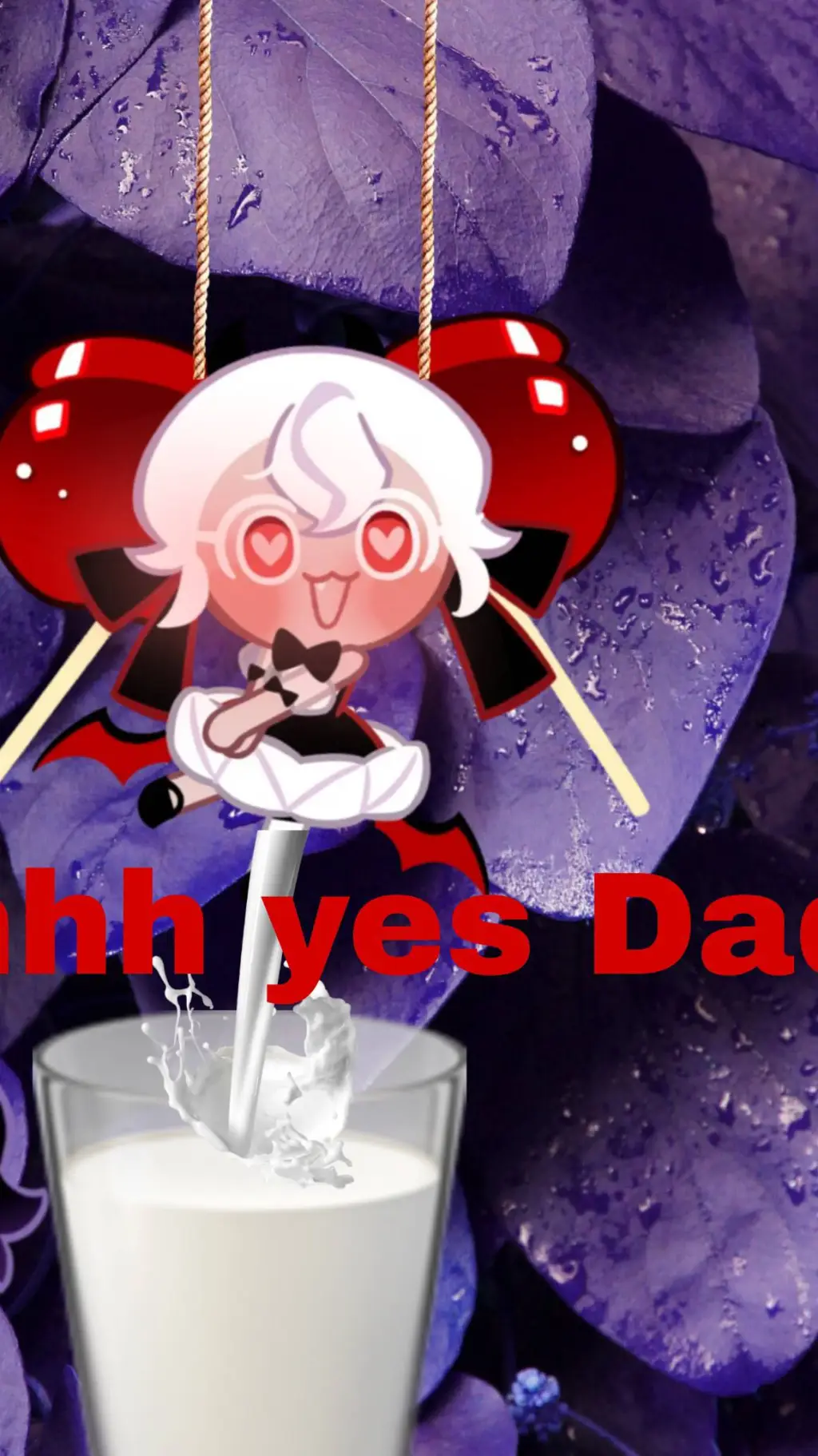 ai character: Freaky ahh Candy🍎 background