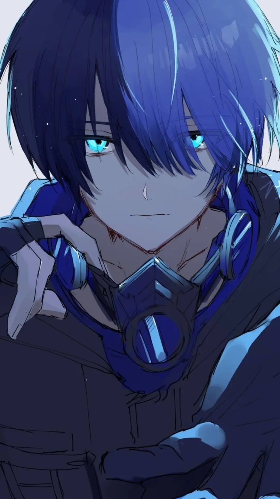 ai character: Oliver 💙 background