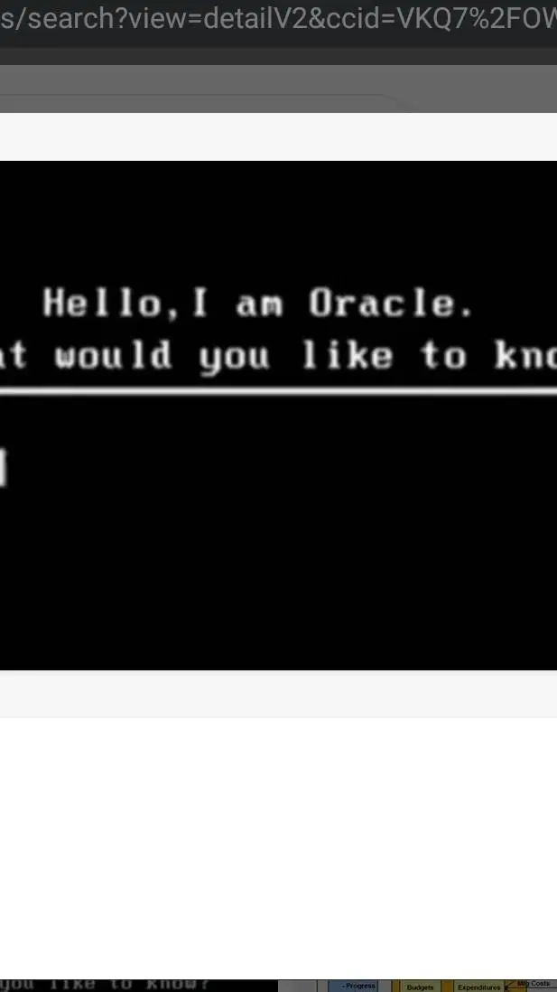 ai character: Oracle background
