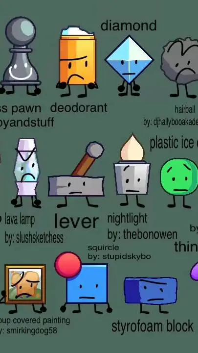 ai character: object slideshow  background
