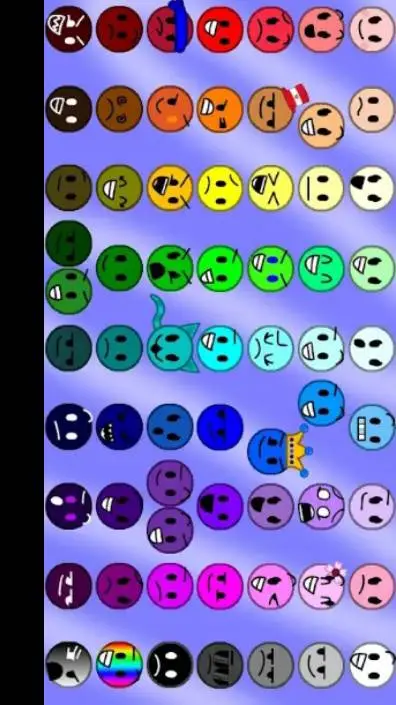 ai character: colors background