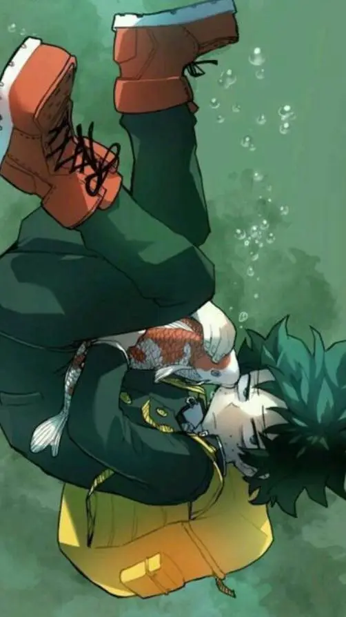 ai character: MHA Sea Creature background