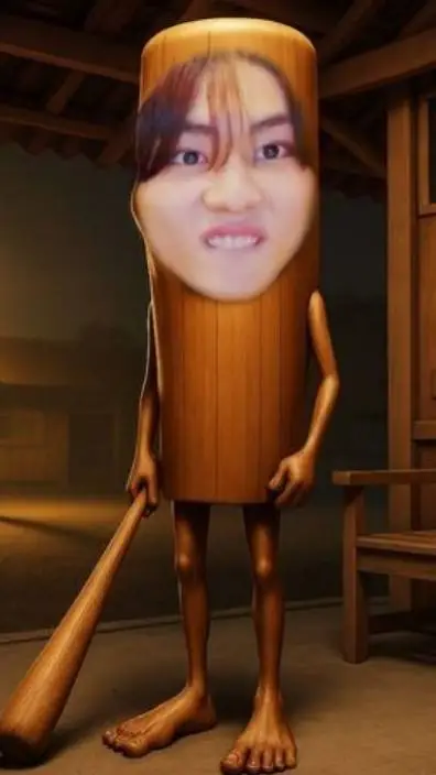 ai character: tung tung kpop background