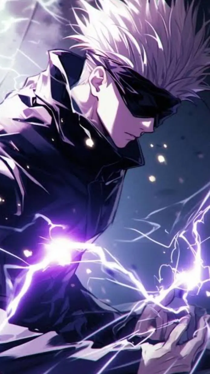 ai character: satoru gojo background