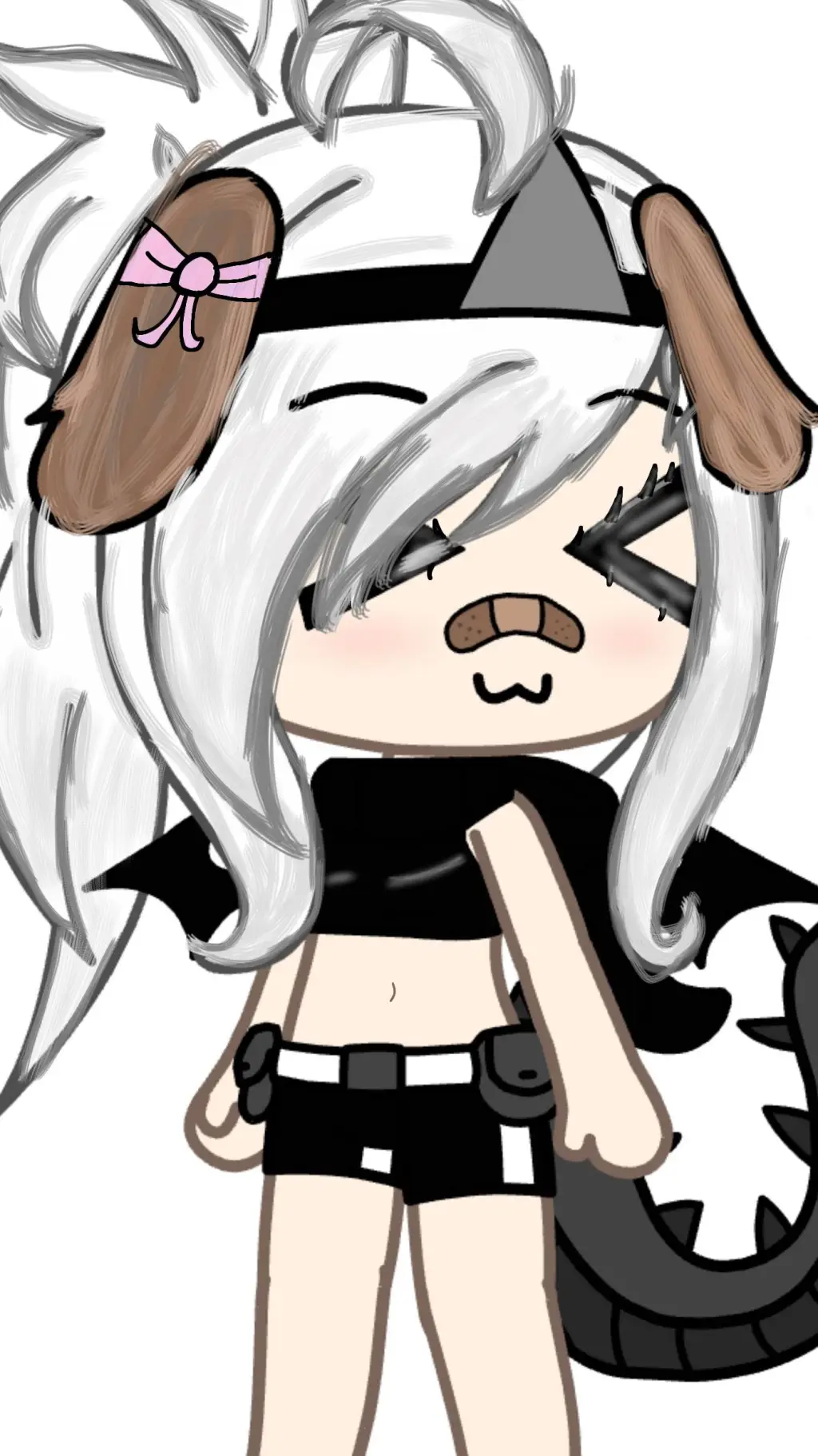 ai character: Bossy (my oc) background