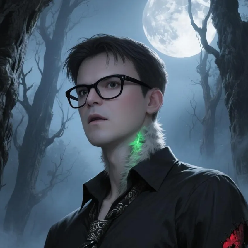 chat with ai character: RL Stine Wolf🐺🌙