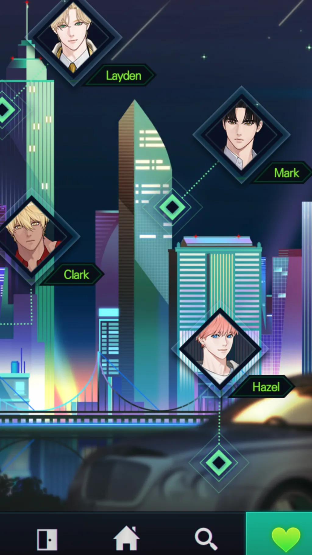 ai character: „Killing Kiss“ background