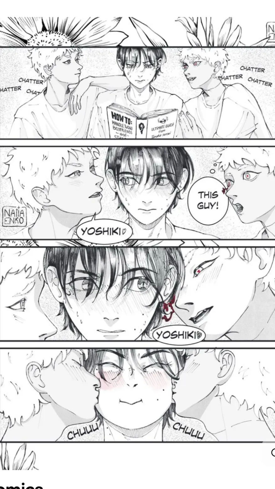 ai character: Yoshiki x  background