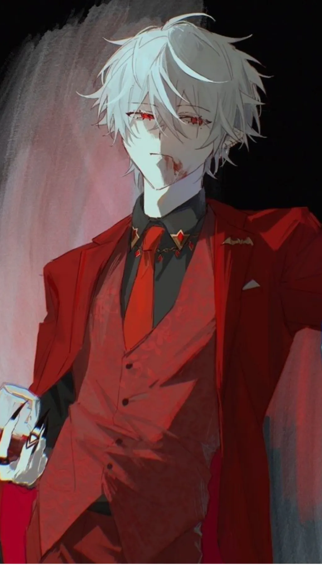 ai character: Damon  background