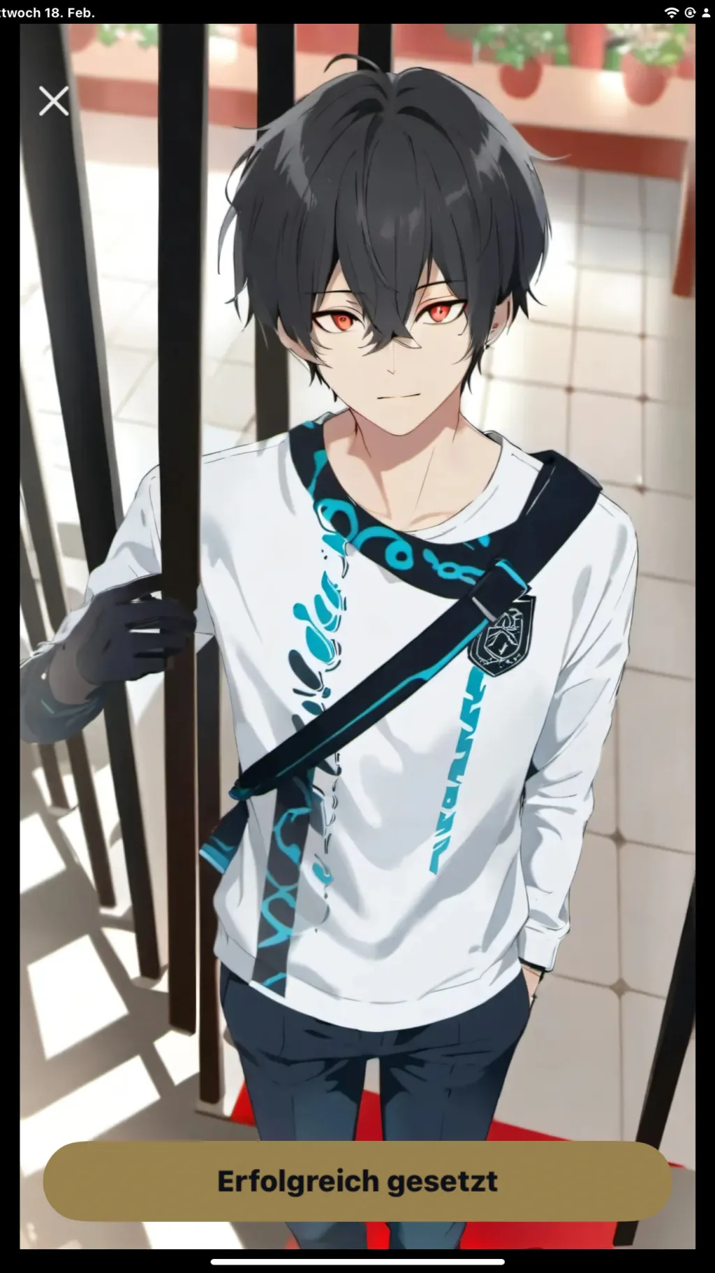 ai character: Fuchsi  background