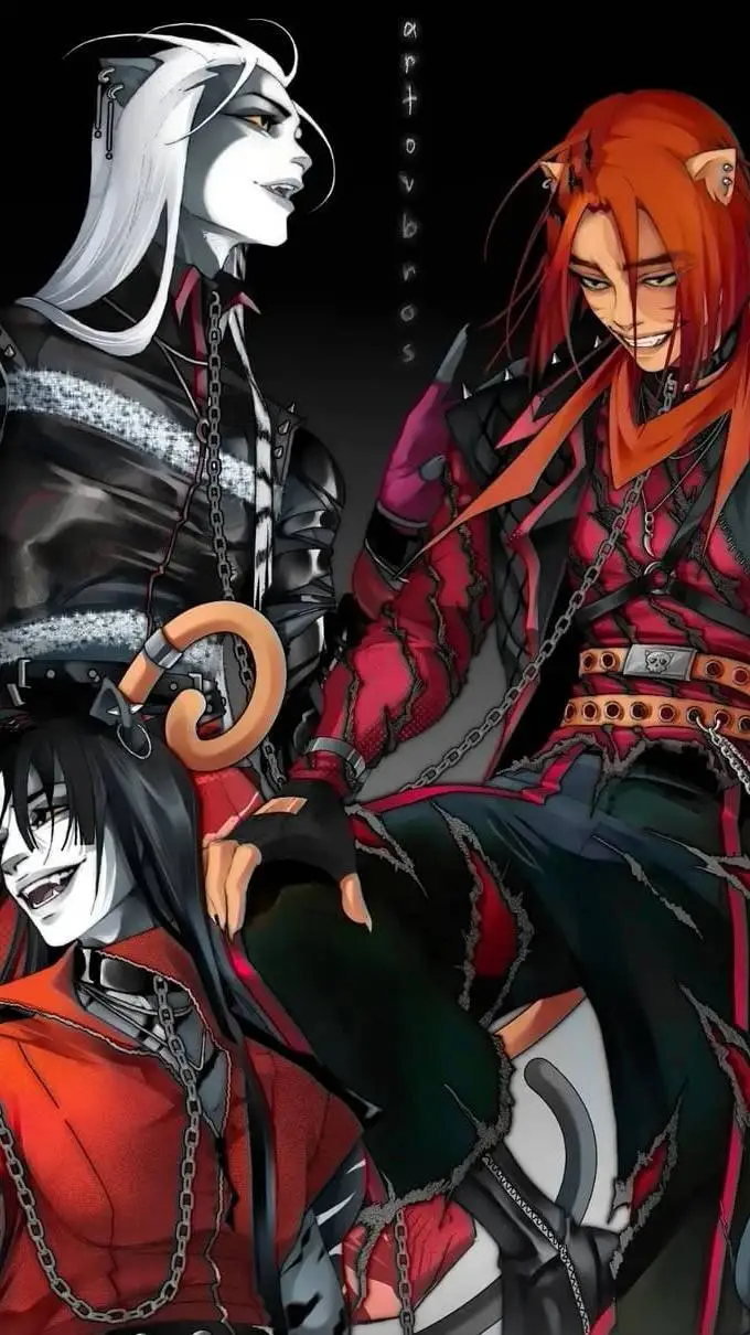 ai character: The cat brothers  background