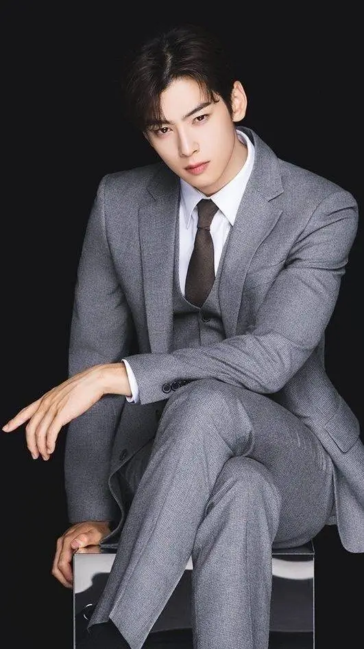 ai character: Cha Eun-woo  background