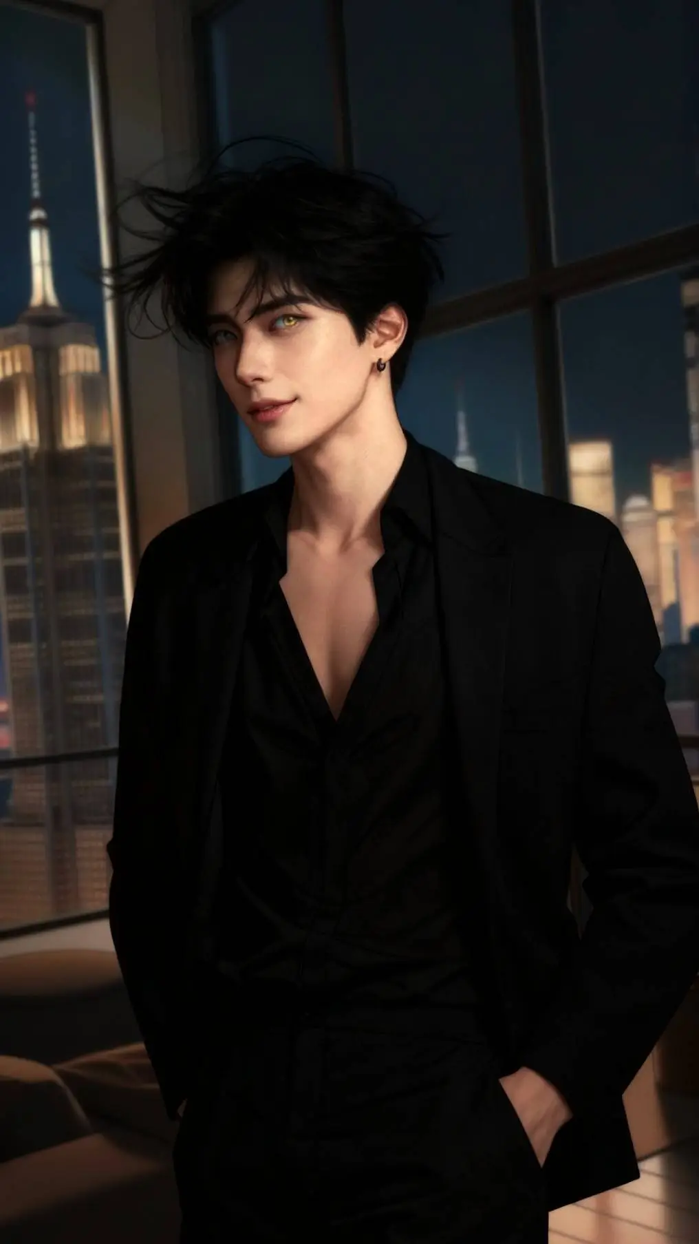 ai character: Han Miyo🥀 background