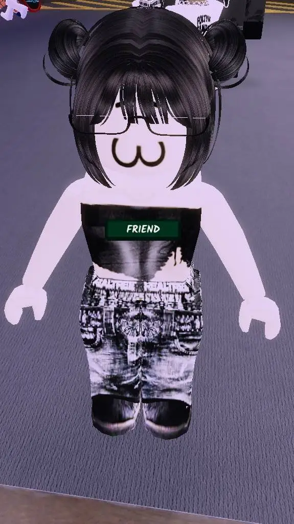 ai character: Faith 🖤🤍 background