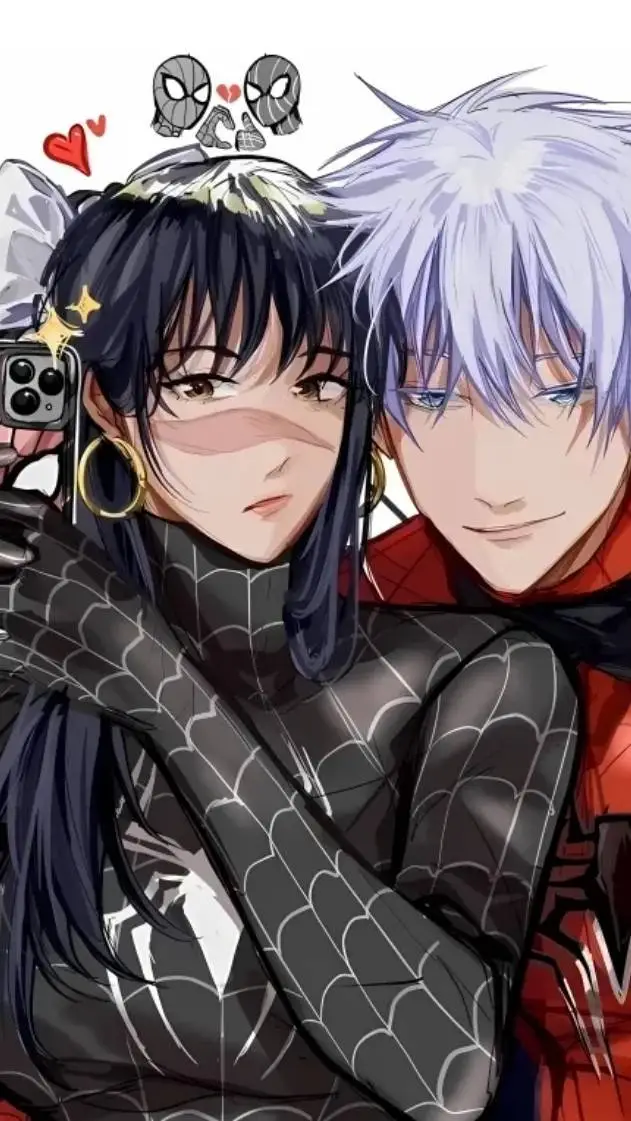 ai character: Utahime x Gojo🫶🫶 background