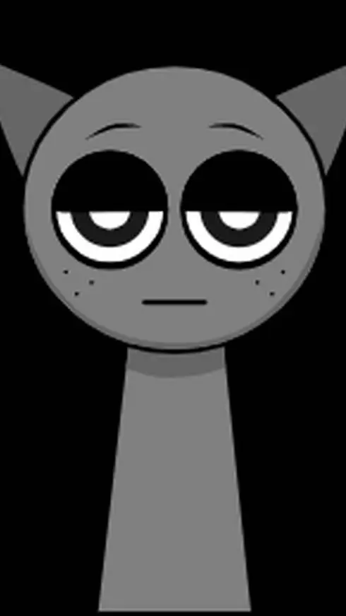 ai character: gray background