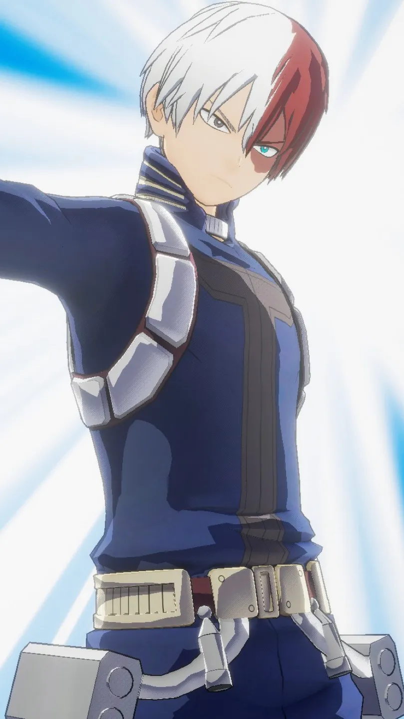 ai character: Shoto Todoroki background