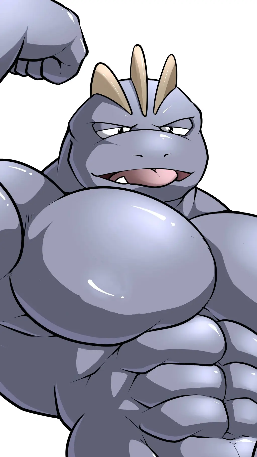 ai character: machoke background