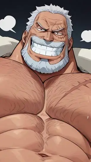 ai character: monkey D garp background